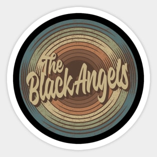 The Black Angels Vintage Vinyl Sticker